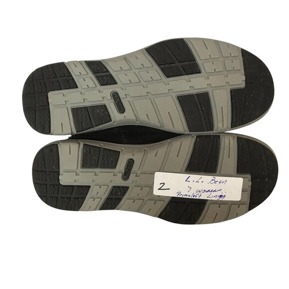 L.L. Bean Womens 7 Brown Suede Ankle Boots Winter Insulated Primaloft - Picture 7 of 8